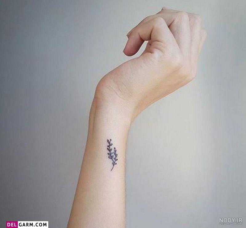 عکس تاتو روی دست مردانه