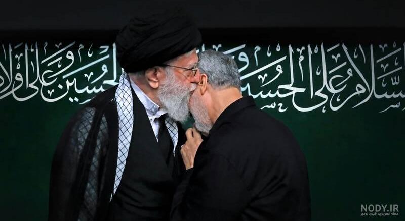 عکس حاج قاسم با رهبری عکس حاج قاسم با رهبری