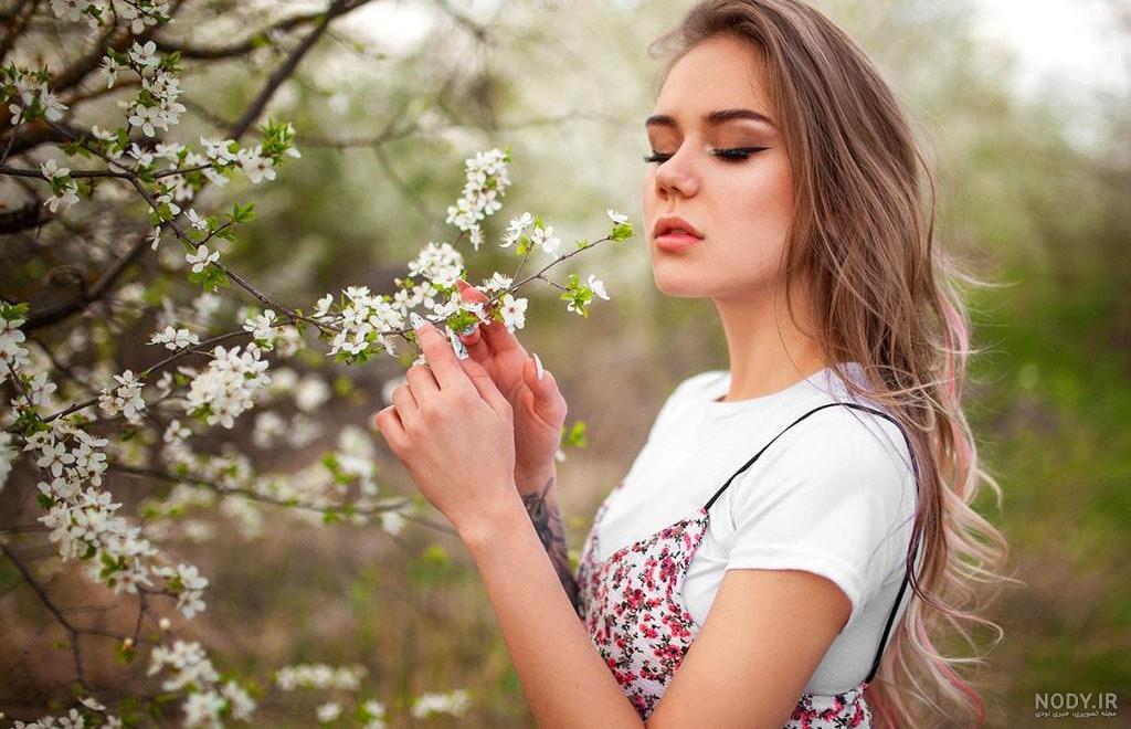عکس دختر در طبیعت زیبا برای پروفایل تلگرام و واتساپ عکس دختر در طبیعت زیبا برای پروفایل تلگرام و واتساپ
