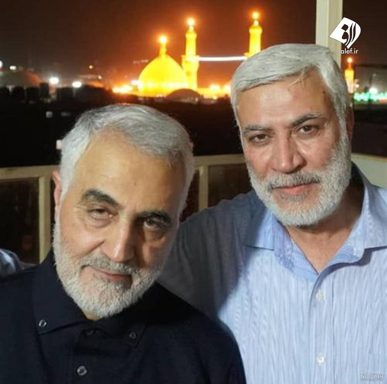 عکس دیده نشده از سردار سلیمانی و ابومهدی المهندس - خبرآنلاین