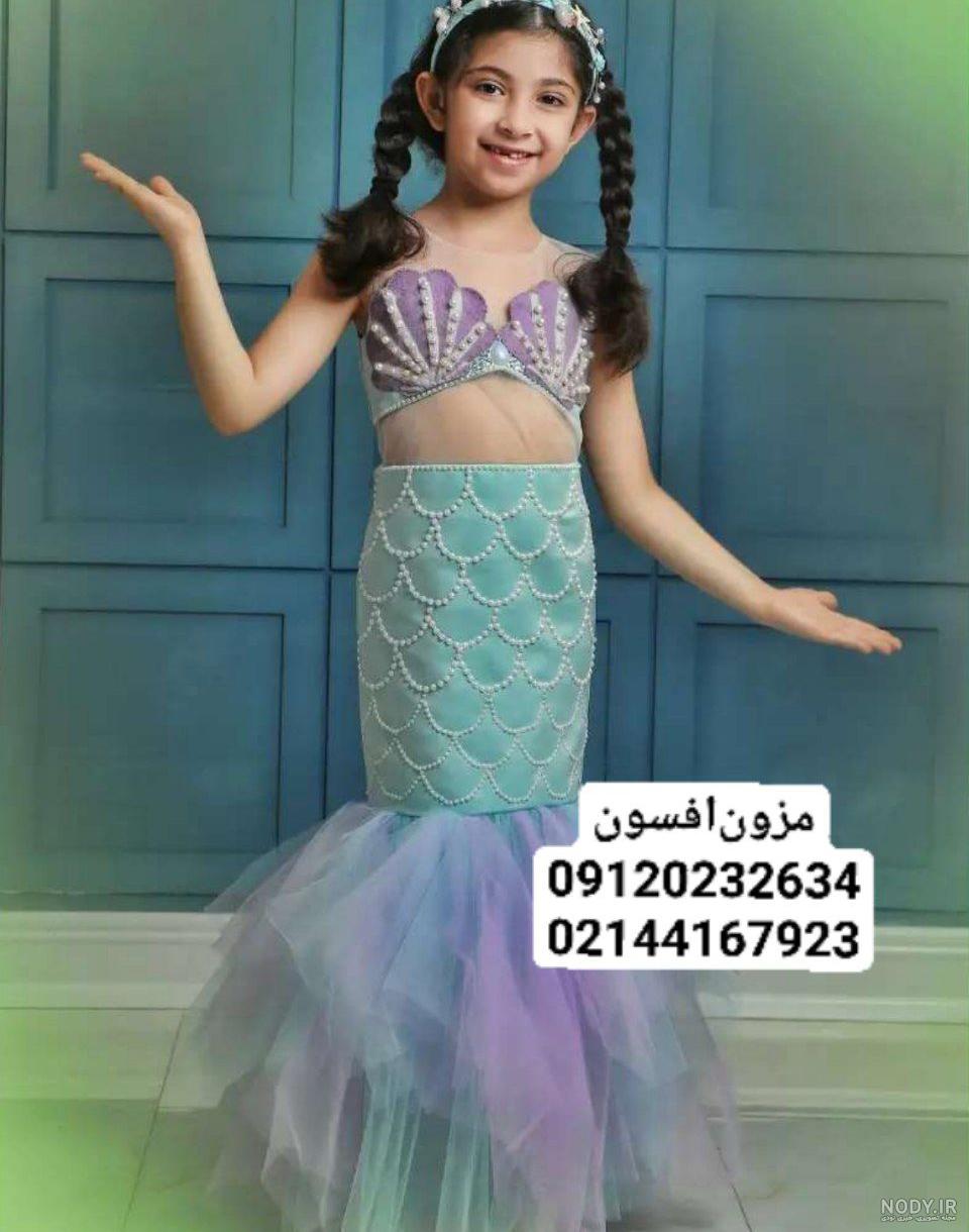 لباس پرنسس Elsa رنگ آبی به همراه اکسسوری - تیموتویز