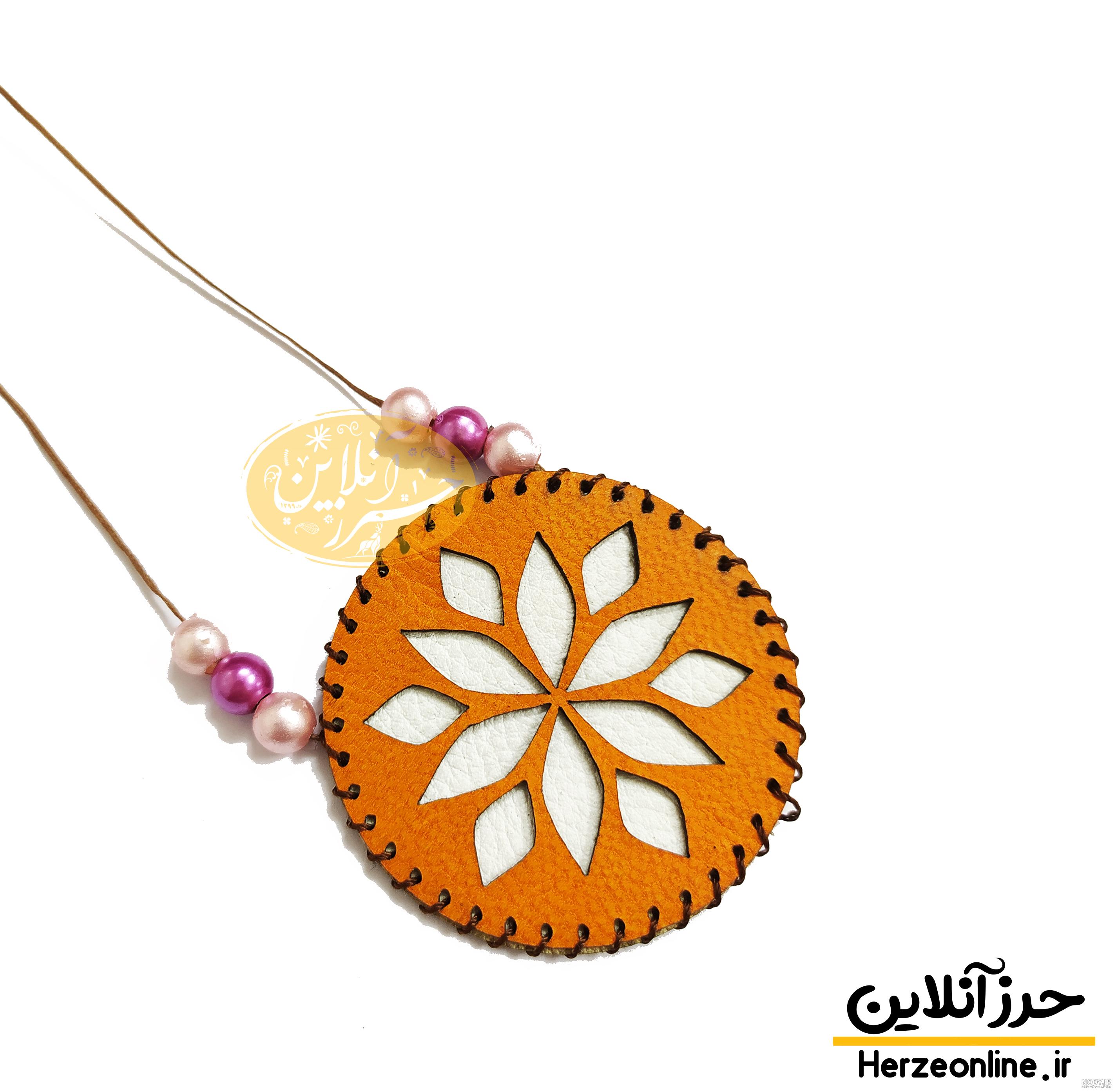 گردنبند نقره حرز امام جواد طرح حسین کد G_1663 – جواهر باران