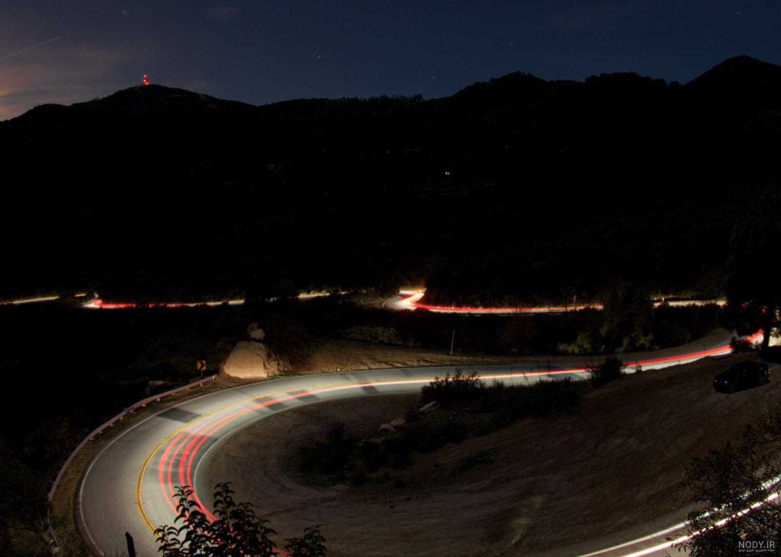 عکس خفن عکس جاده در شب