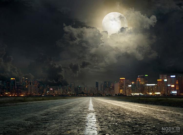 عکس خفن عکس جاده در شب