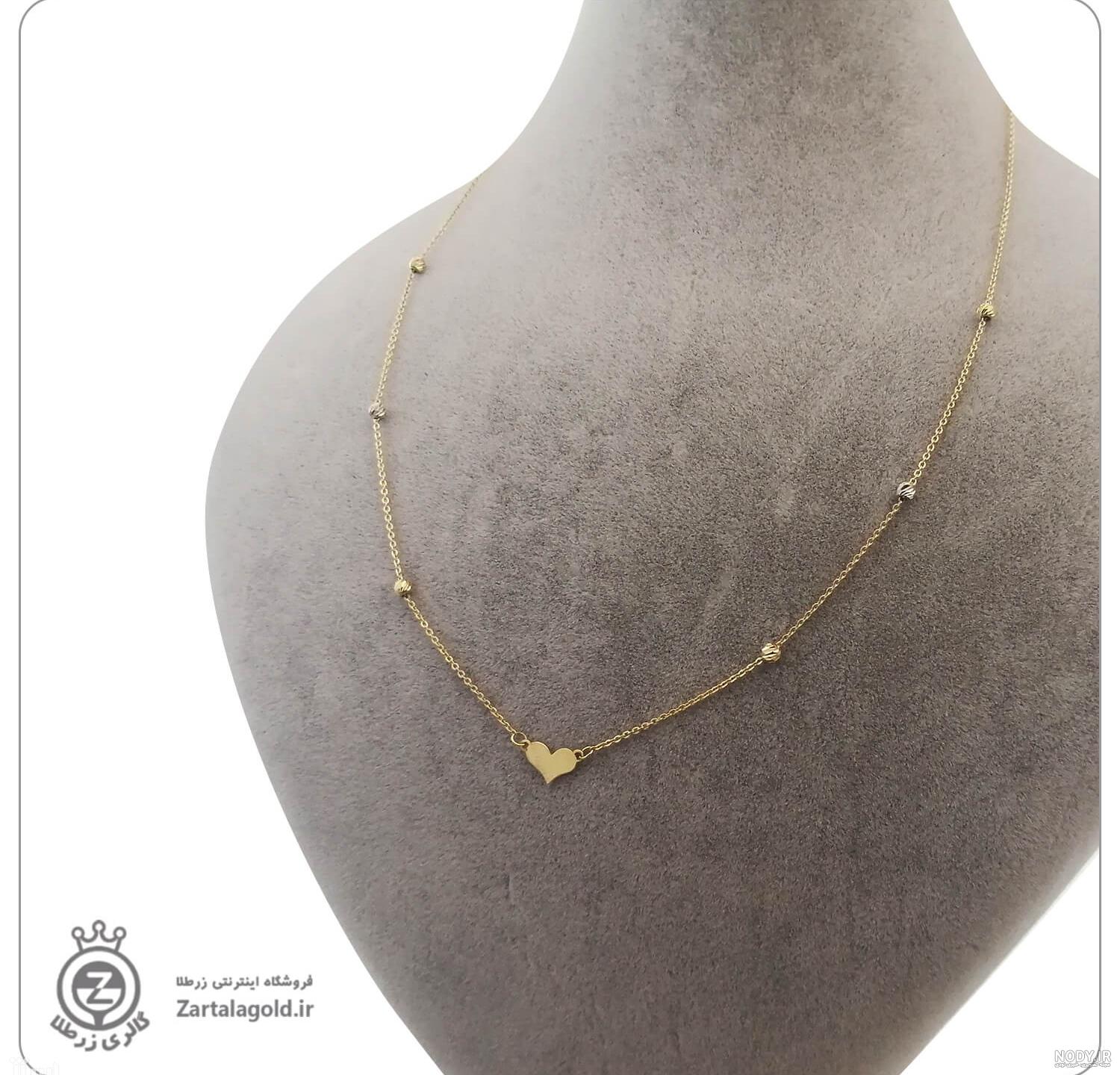 خرید گردنبند گوی البرنادو طلا کم اجرت N071 - گالری نبی زاده خرید گردنبند گوی البرنادو طلا کم اجرت N071 - گالری نبی زاده