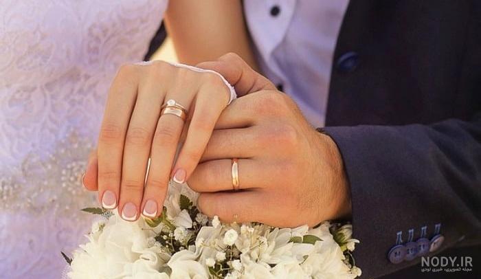عکس حلقه ازدواج دست