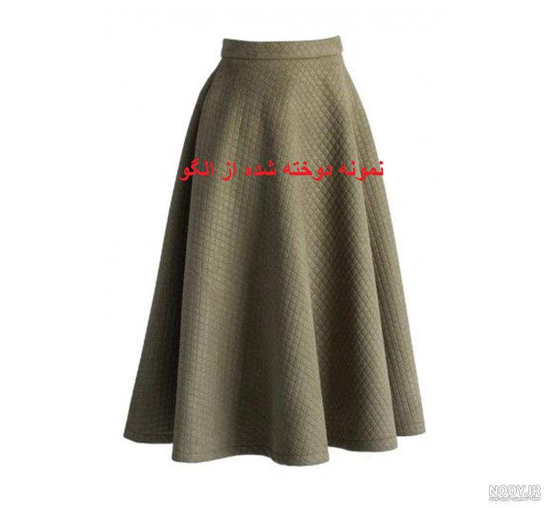 عکس دامن نیم کلوش