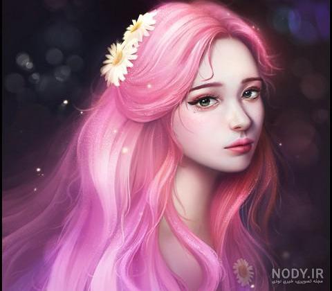 عکس زیبا صورتی دخترانه