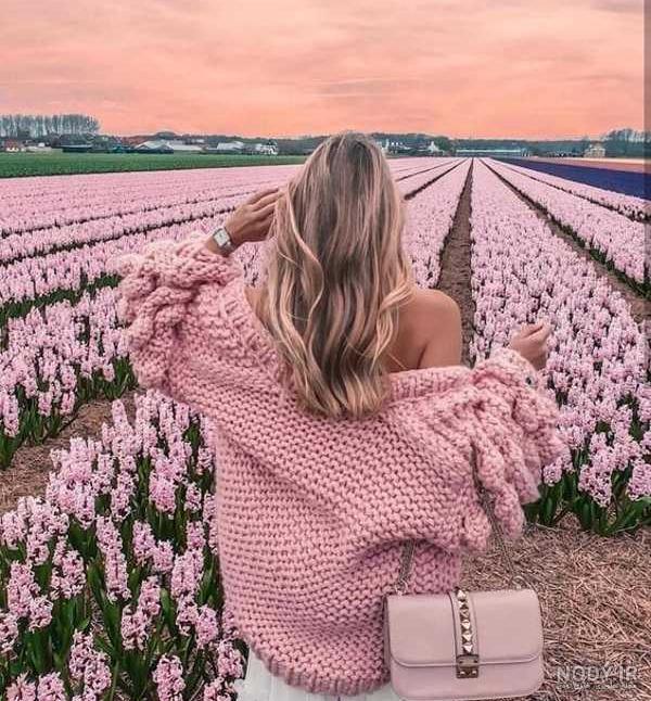 عکس والپیپر صورتی دخترانه زیبا