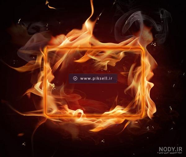 عکس پس زمینه آتش