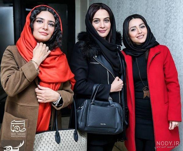 تیپ و ظاهر جواد عزتی و نازنین بیاتی در اکران آینه بغل (عکس) تیپ و ظاهر جواد عزتی و نازنین بیاتی در اکران آینه بغل (عکس)