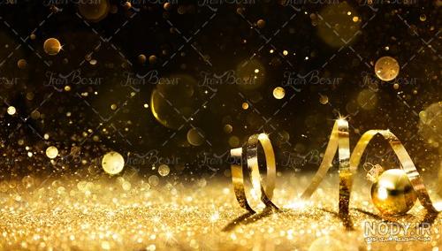 عکس فرش مشکی طلایی