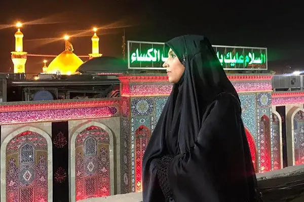 عکسی از مجری زن صدا و سیما در کربلا / خاطره خانم مجری از دورانی که آغاز  محرم در عراق جشن گرفته می‌شد - خبرآنلاین