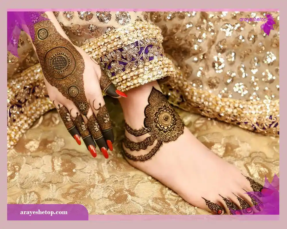 نقش حنا روی دست | 40 مدل متنوع و خاص طراحی حنا روی دست - دلبرانه نقش حنا روی دست | 40 مدل متنوع و خاص طراحی حنا روی دست - دلبرانه