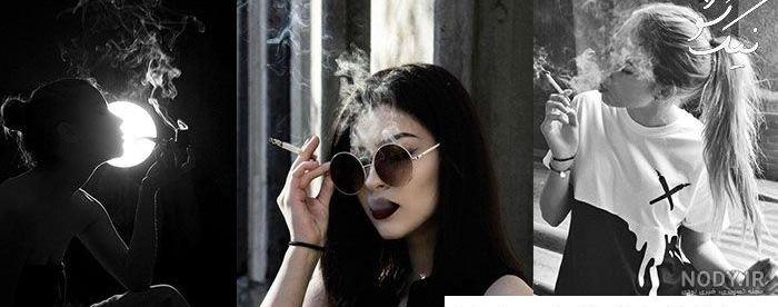 عکس سیگار کشیدن طبیعی