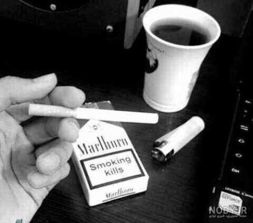 عکس سیگار کشیدن طبیعی