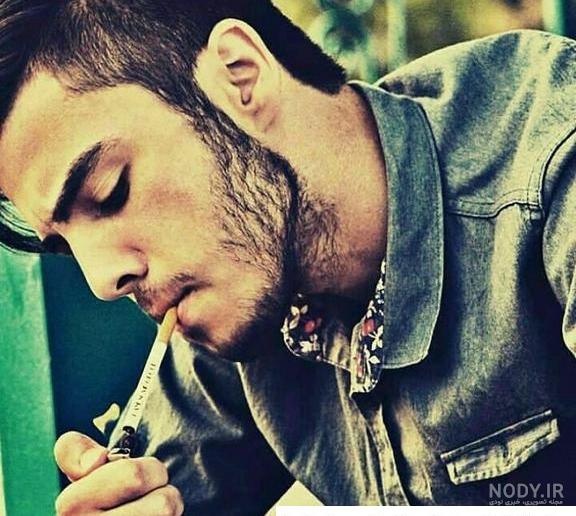 عکس خفن عکس پسر غمگین با سیگار