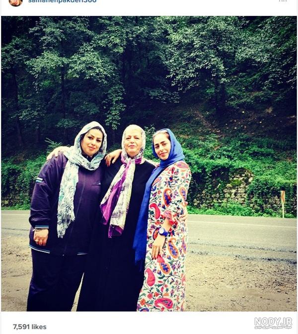 بیوگرافی و عکس های شخصی سمانه پاکدل و همسرش