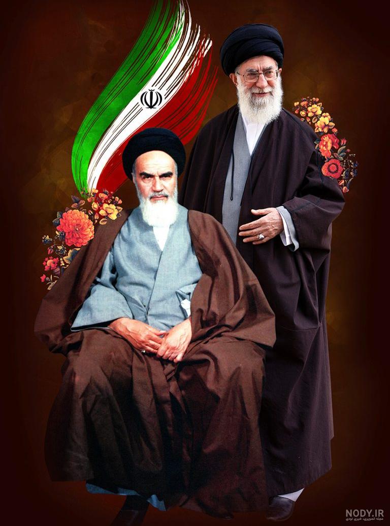 عکس با کیفیت حضرت خامنه ای ایستاده در کنار امام خمینی (ره) و قاب زیبا ... عکس با کیفیت حضرت خامنه ای ایستاده در کنار امام خمینی (ره) و قاب زیبا ...