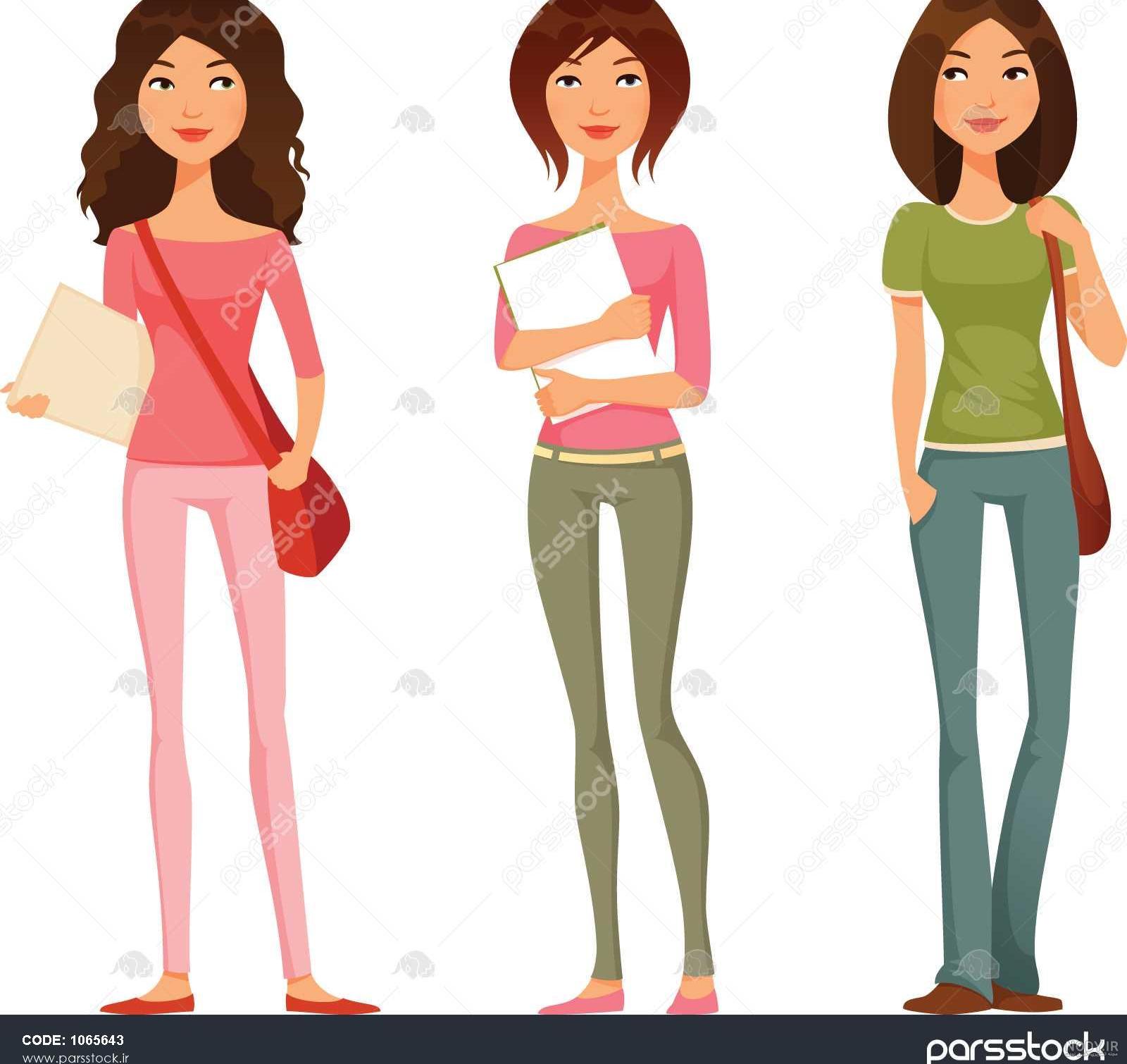 عکس دختر برای پروفایل انیمیشنی