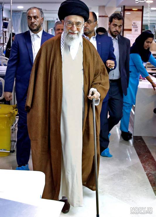 عکس دختر کاپشن صورتی با گوشواره قلب در دیدار امروز رهبری + ببینید