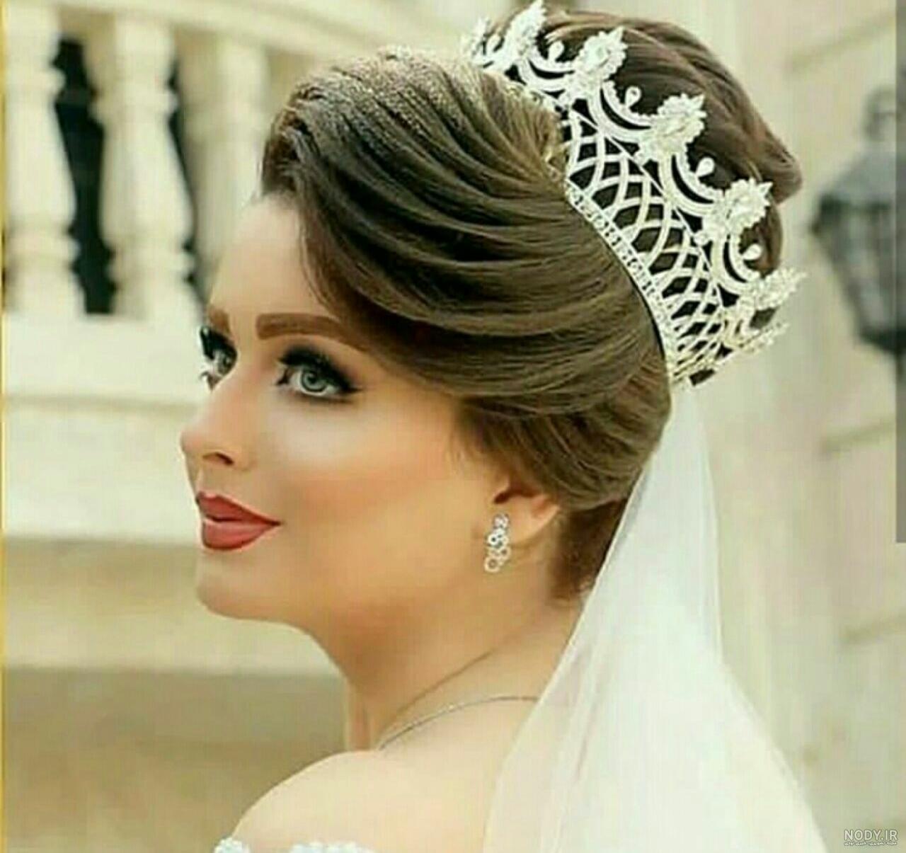 مدل مو عروس با تاج و باز و زیباترین مدل موی عروس در جهان - چلوگوشت مدل مو عروس با تاج و باز و زیباترین مدل موی عروس در جهان - چلوگوشت