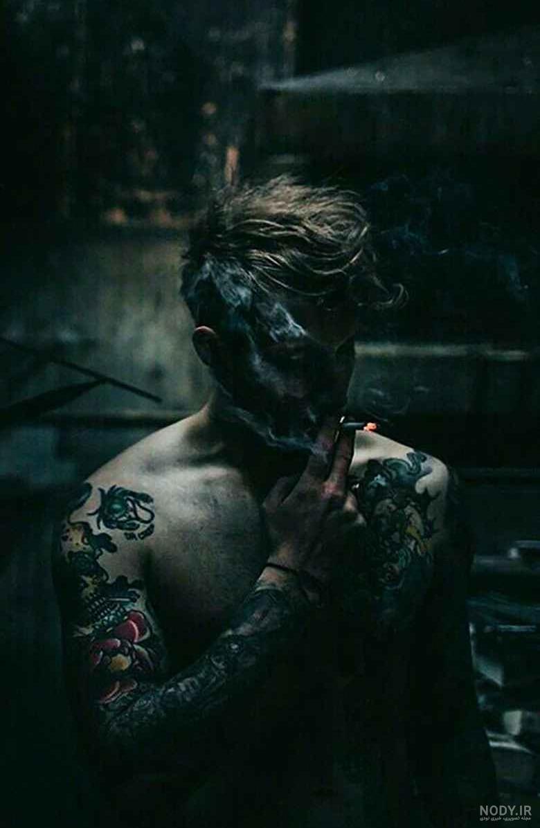 عکس خفن عکس سیگار کشیدن پسر غمگین