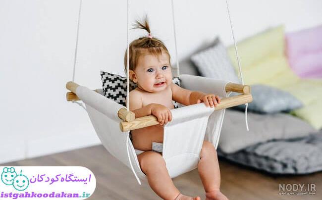 تاب بازی کودک پایه دار - قیمت خرید اینترنتی تاب کودک اسباب بازی پایه دار