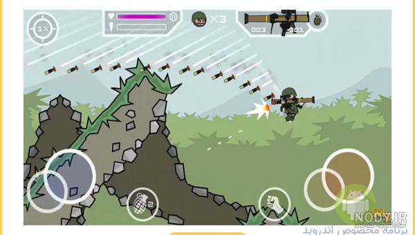 دانلود مینی میلیتیا 5.0.5 Mini Militia - Doodle Army 2 - بازی مینی میلیتیا  2 اندروید