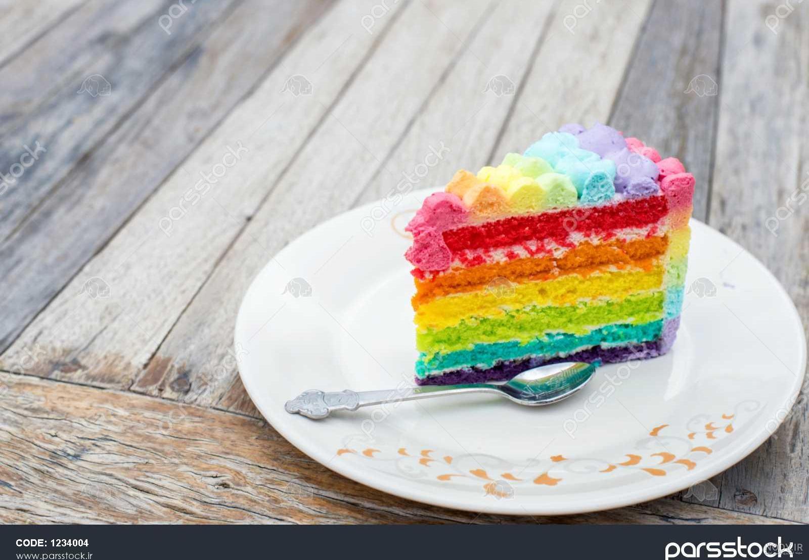 کاپ کیک رنگین کمان 🌈 کاپ کیک رنگین کمان 🌈