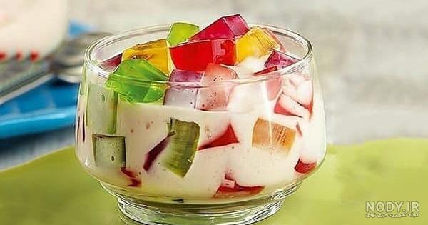 ♨..آشپزيهاي مامانم..♨ | ژله خرده شیشه روز عشق