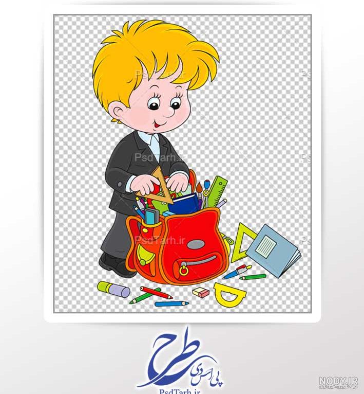 آموزش نقاشی به کودکان - نقاشی کیف و کفش با رنگ آمیزی