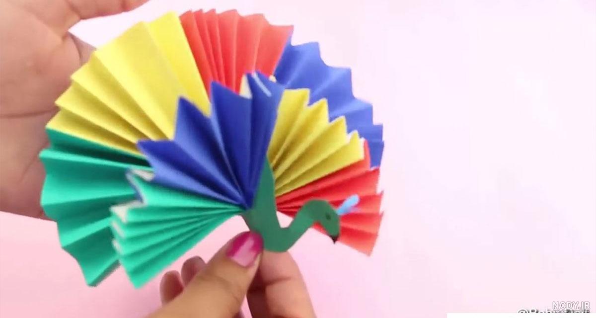 آموزش کاردستی ...طاووس