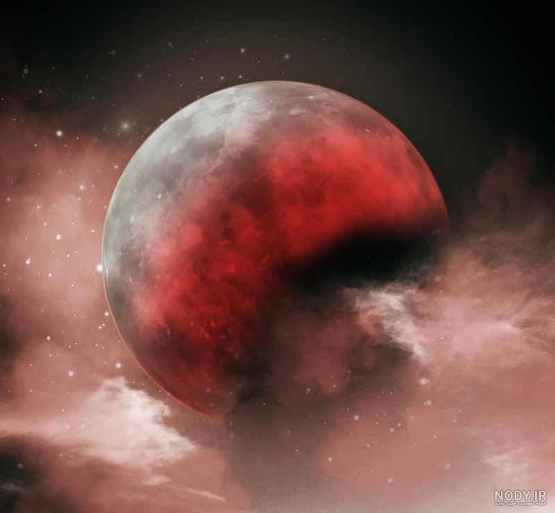 تصویر زمینه ماه مشکی