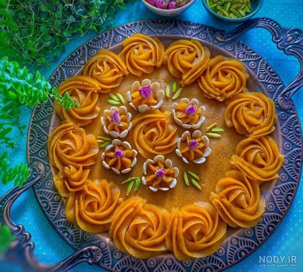 طرز تهیه حلوا زنجبیلی گردویی و خوشمزه تبریز در خانه