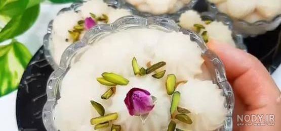 طرز تهیه حلوای آرد برنج مجلسی خانگی شمالی با شیر ساده وسریع