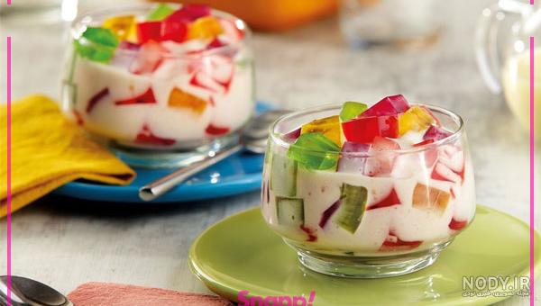 طرز تهیه ژله خرده شیشه با بستنی [ آموزش تصویری و جامع ] - لوازم قنادی حاج  مهدی