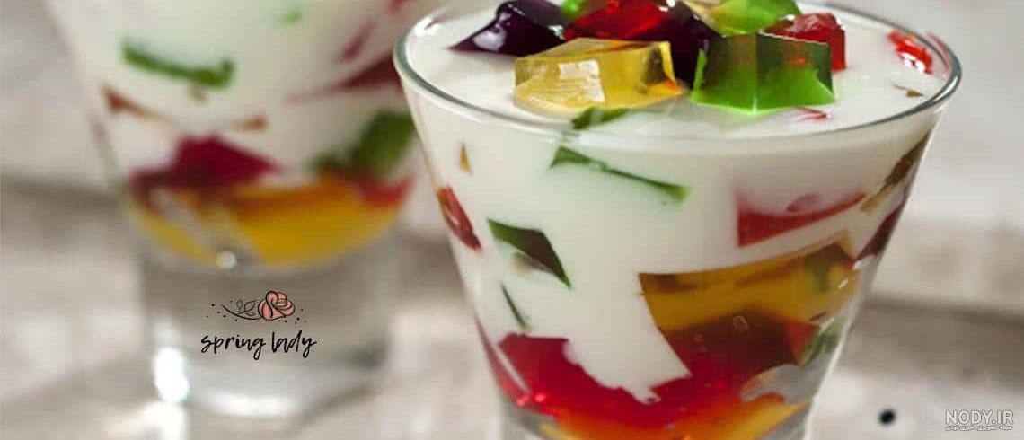 طرز تهیه ژله خرده شیشه شفاف