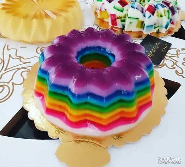 طرز تهیه ژله خرده شیشه یا موزاییکی برای ۸ نفر