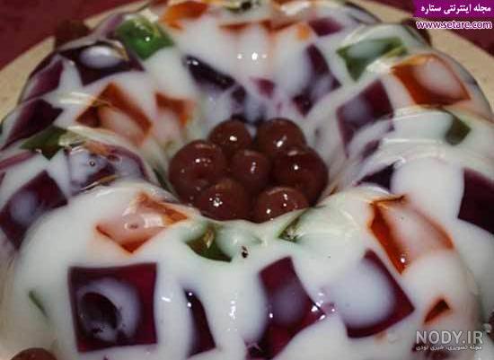 طرز تهیه ژله شب یلدا مجلسی | صنایع غذایی هلچین