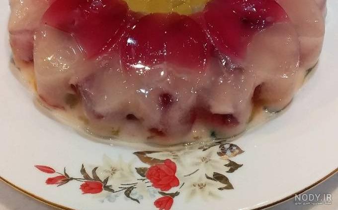 طرز تهیه ژله‌ی خرده شیشه با قلب‌های عاشقانه
