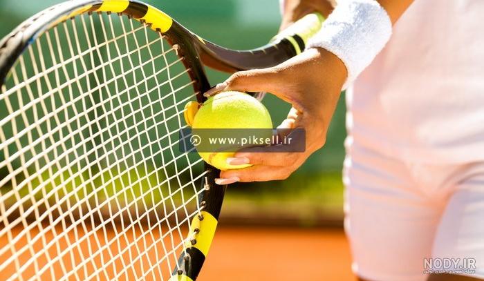 عکس از زمین تنیس