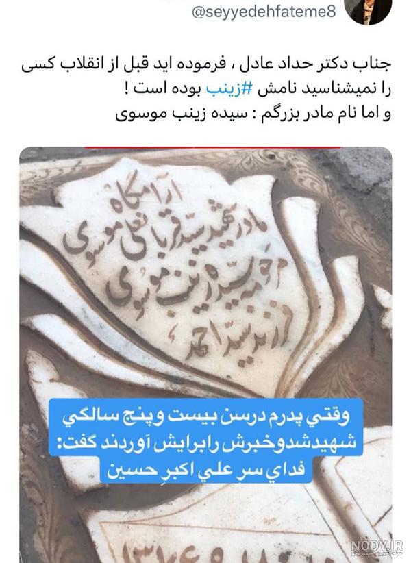 عکس خواهر زاده حداد عادل - عکس نودی