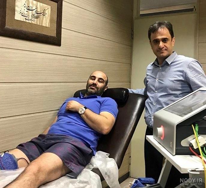 عکس خیره کننده از زن خوش قد و بالای نقی پایتخت / محسن تنابنده کوچکتر از همسرش ! عکس خیره کننده از زن خوش قد و بالای نقی پایتخت / محسن تنابنده کوچکتر از همسرش !