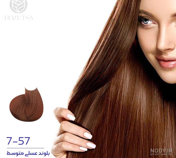 عکس رنگ موی عسلی دودی عکس رنگ موی عسلی دودی