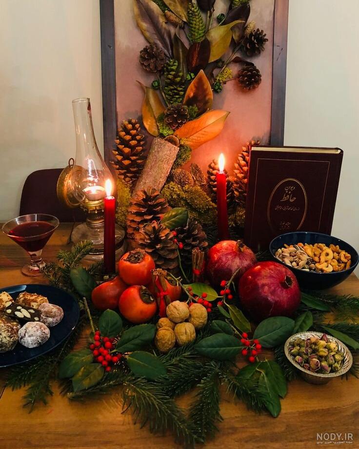 عکس های سفره شب یلدا سنتی با تزیینات بسیار زیبا عکس های سفره شب یلدا سنتی با تزیینات بسیار زیبا