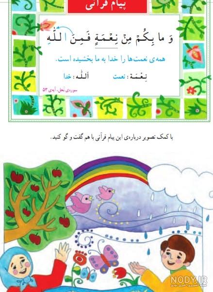 عکس قران صفحه ۷۱ کلاس دوم عکس قران صفحه ۷۱ کلاس دوم