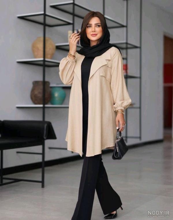 عکس مانتوی نخی گلدار عکس مانتوی نخی گلدار