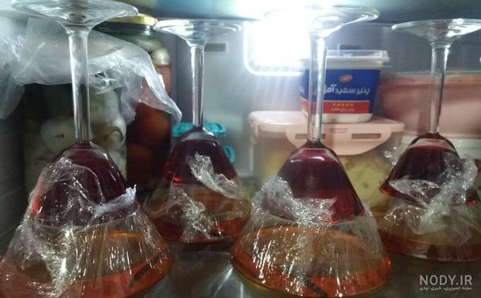 عکس ژله تو لیوان