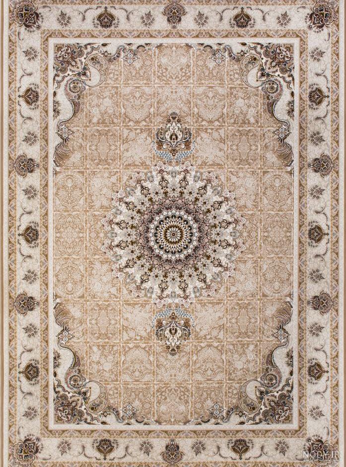 فرش 1200 شانه طرح ماهرو زمینه نقره ای کاشان گل برجسته - خرید مستقیم از کارخانه فرش 1200 شانه طرح ماهرو زمینه نقره ای کاشان گل برجسته - خرید مستقیم از کارخانه